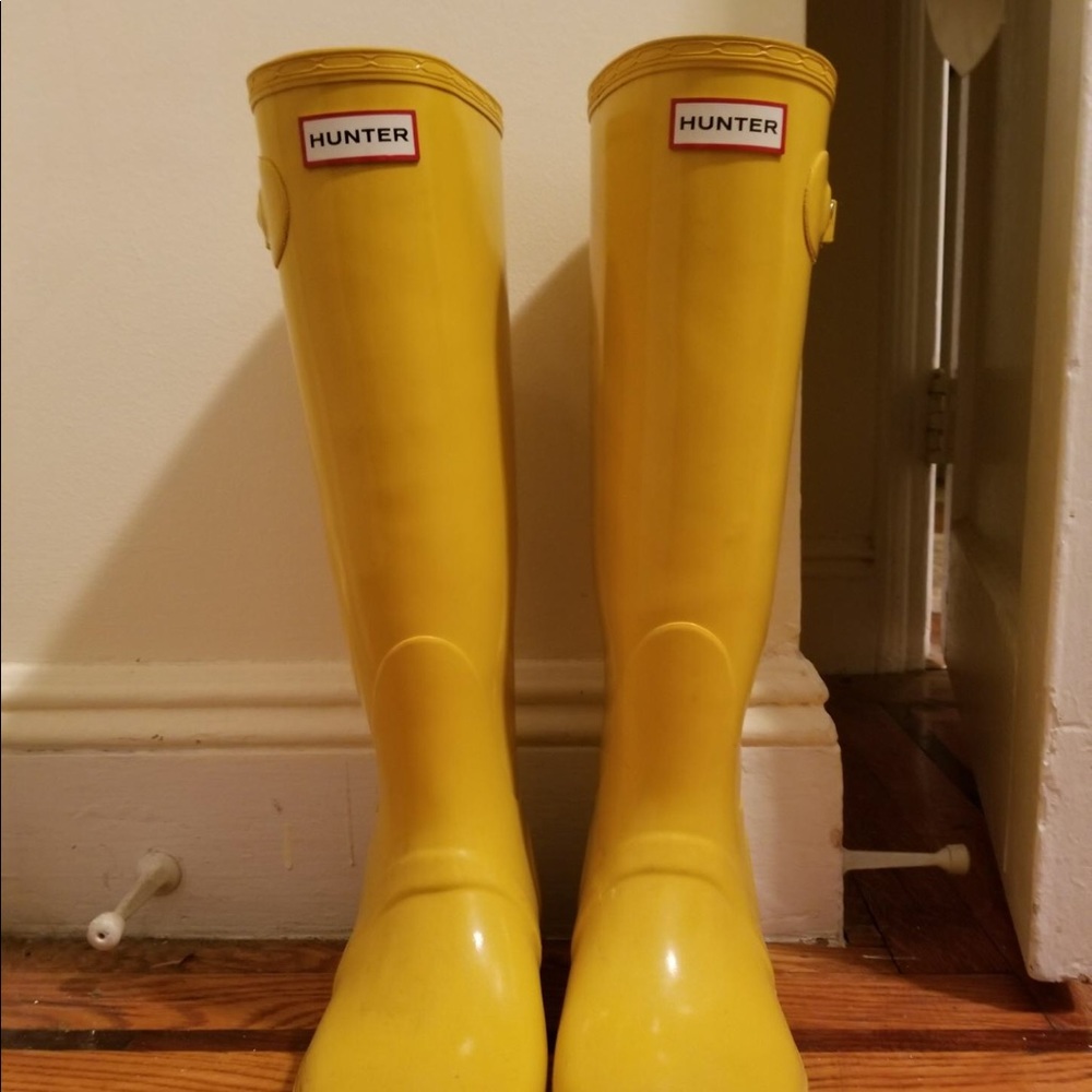 Hunter boots (yellow)